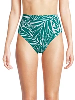Isle of Palms High-Leg High-Rise Bikini Bottoms