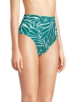 Isle of Palms High-Leg High-Rise Bikini Bottoms