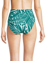 Isle of Palms High-Leg High-Rise Bikini Bottoms