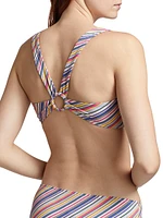 Aldrich Printed Back Ring Bikini Top