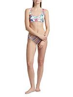 Aldrich Printed Back Ring Bikini Top