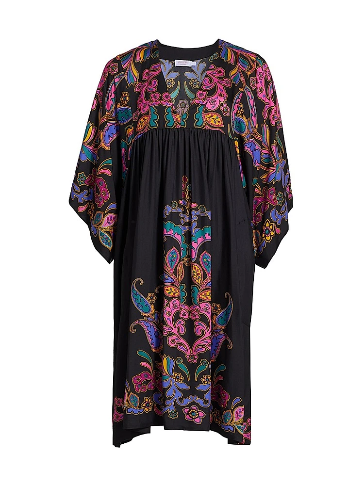 Fatima Paisley Cover-Up Dress