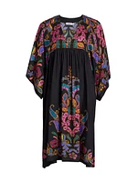 Fatima Paisley Cover-Up Dress