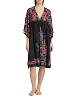 Fatima Paisley Cover-Up Dress