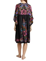 Fatima Paisley Cover-Up Dress