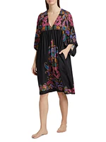 Fatima Paisley Cover-Up Dress