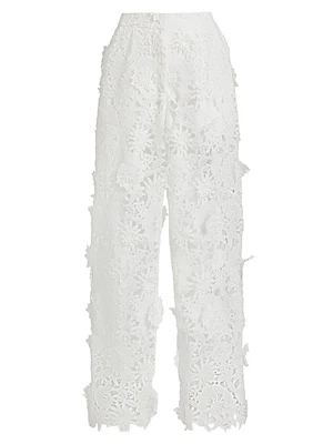 Adrian Floral Lace Pants