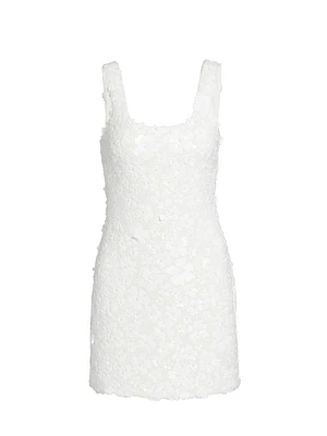 Floral Sequined Minidress