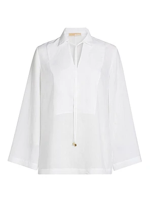 Ramie Collared Tunic
