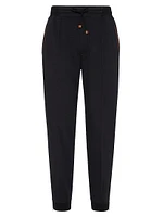 Techno Cotton French Terry Trousers