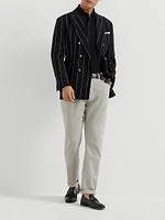 Cotton Jersey Long Sleeve Polo with Shirt Style Collar