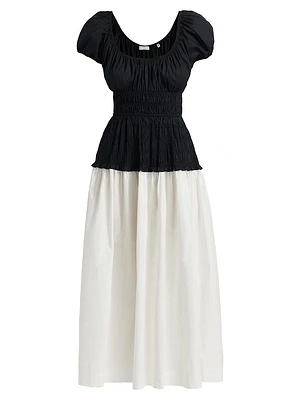 Enya Cotton Midi-Dress
