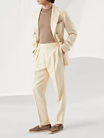 Chevron Leisure Fit Trousers