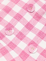 Saya Gingham Vest Minidress