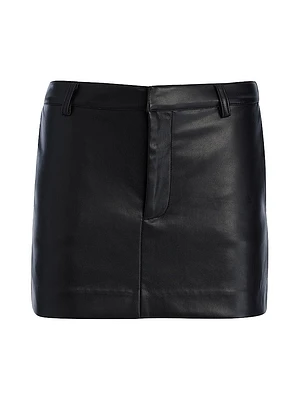 Emilia Leather Mini Skirt