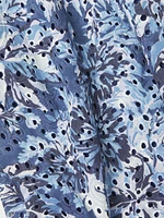 Mue Eyelet Printed Minidress