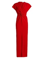Jackie Twist-Front Gown