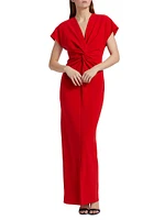 Jackie Twist-Front Gown