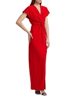 Jackie Twist-Front Gown