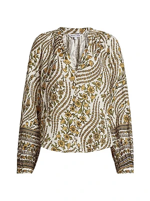 Ailani Linen Button-Up Top