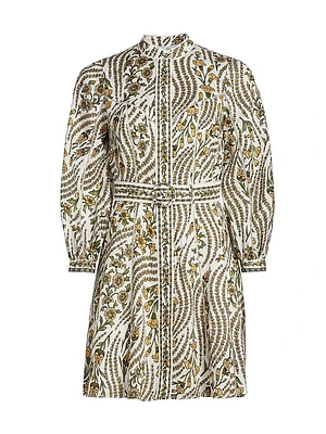 Nolan Floral Linen Dress