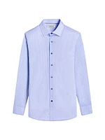 James Cotton Button-Front Long-Sleeve Shirt