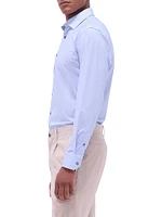 James Cotton Button-Front Long-Sleeve Shirt