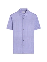 OohCotton Milo Geometric Short-Sleeve Shirt