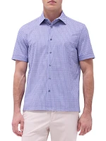OohCotton Milo Geometric Short-Sleeve Shirt