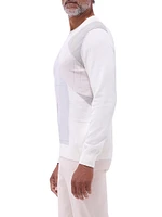 Cotton-Blend Crewneck Sweater