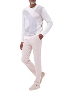 Cotton-Blend Crewneck Sweater