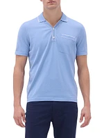 Johnny Collar Cotton-Silk Sweater