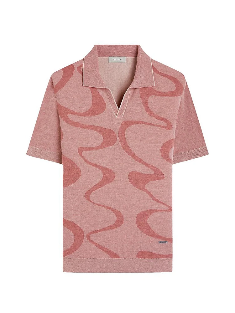 Johnny Collar Cotton-Silk Sweater