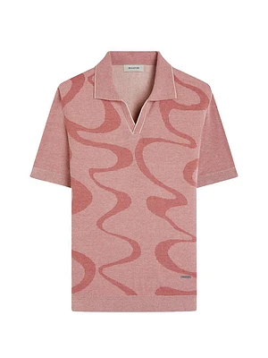 Johnny Collar Cotton-Silk Sweater