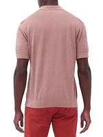 Johnny Collar Cotton-Silk Sweater