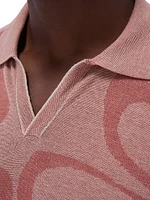 Johnny Collar Cotton-Silk Sweater