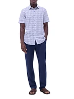 Orson Printed Woven Shaped Button-Front Shirt