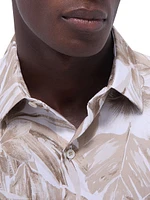 Orson Floral Woven Shaped Button-Front Shirt