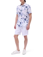 Orson Floral Linen Short-Sleeve Shirt