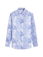 Julian Palm Linen Shirt
