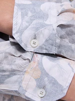 Julian Linen Shaped Button-Front Shirt