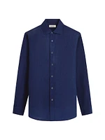 Axel Linen Button-Front Shirt