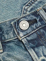 Douglaston Mid-Rise Denim Shorts
