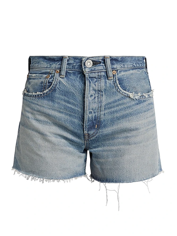 Bayville Mid-Rise Denim Shorts