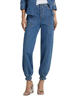 Mavis High-Rise Tapered-Leg Pants