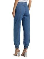 Mavis High-Rise Tapered-Leg Pants