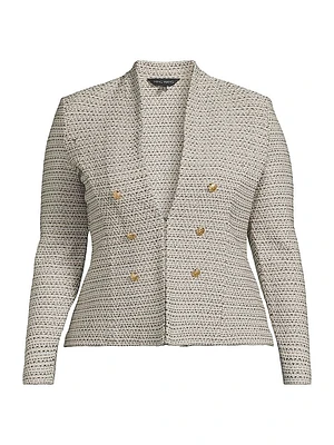Plus Tweed Tailored Jacket
