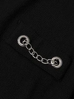 Plus Embellished Cap-Sleeve Sheath Dress