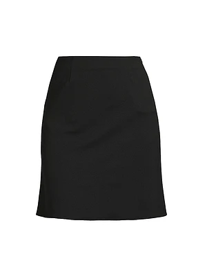 Plus A-Line Knee-Length Skirt