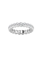 14K Gold & Round Natural Diamond Eternity Band/2.00-5.00 TCW